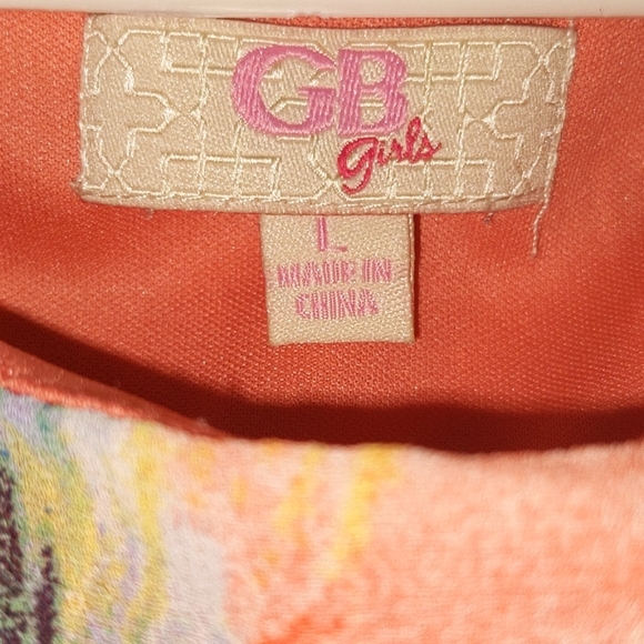Girls coral blouse, size L - Picture 2 of 4